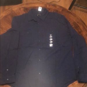 Navy Blue Button Down